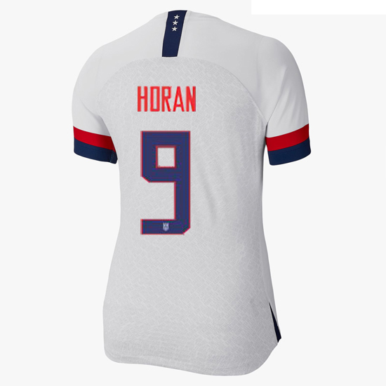 USA Home Lindsey Horan 19/20 Women's Stadium Jersey 4 Star