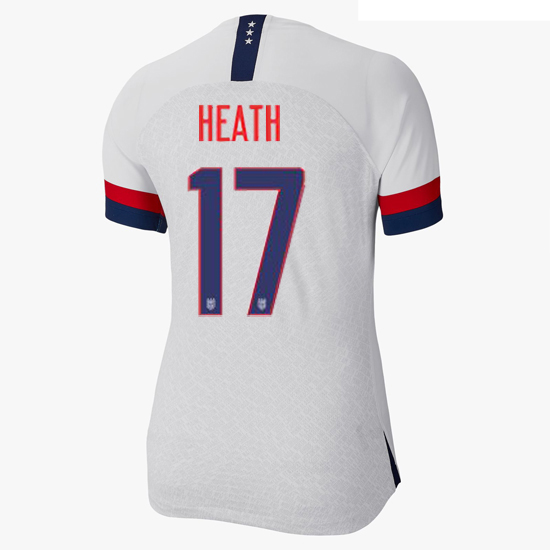 USA Home Tobin Heath 2019 Women's Stadium Jersey 4-Star