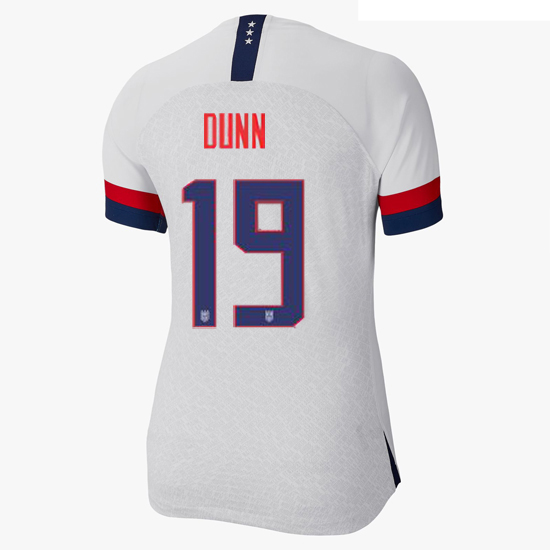 USA Home Crystal Dunn 19/20 Women's Stadium Jersey 4 Star