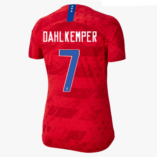 USA Away Abby Dahlkemper 2019/2020 Women's Stadium Jersey 4-Star