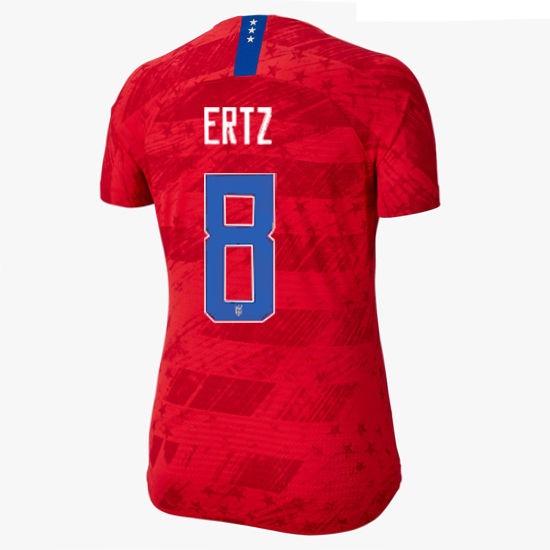 USA Away Julie Ertz 2019/20 Women's Stadium Jersey 4 Star