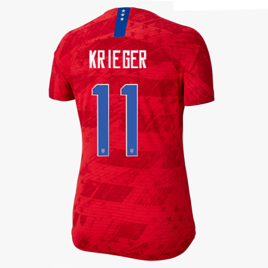 USA Away Ali Krieger 2019/20 Women's Stadium Jersey 4 Star