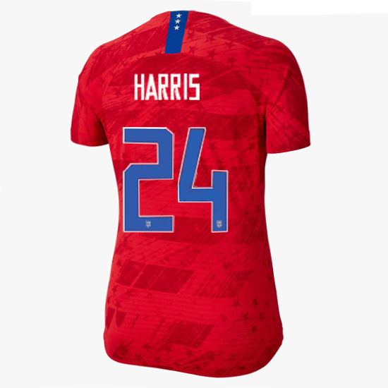 USA Away Ashlyn Harris 19/20 Women's Stadium Jersey 4 Star
