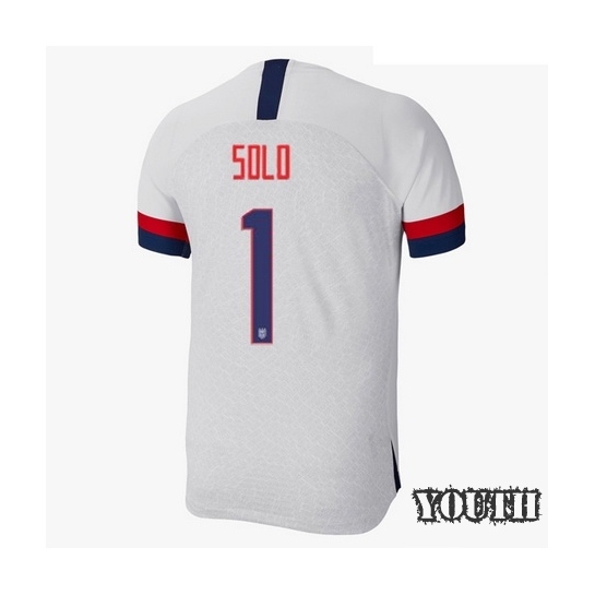 USA Home Hope Solo 2019/2020 Youth Stadium Soccer Jersey