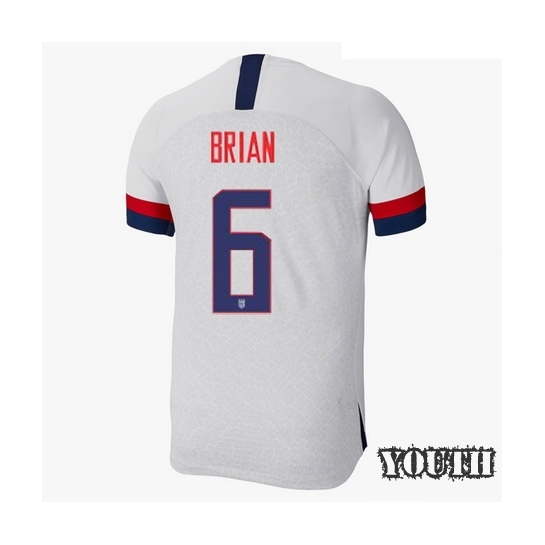 USA Home Morgan Brian 2019 Youth Stadium Soccer Jersey