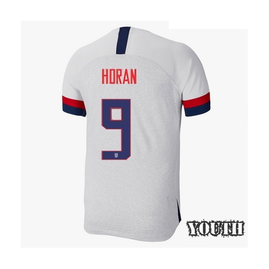 USA Home Lindsey Horan 2019/20 Youth Stadium Soccer Jersey
