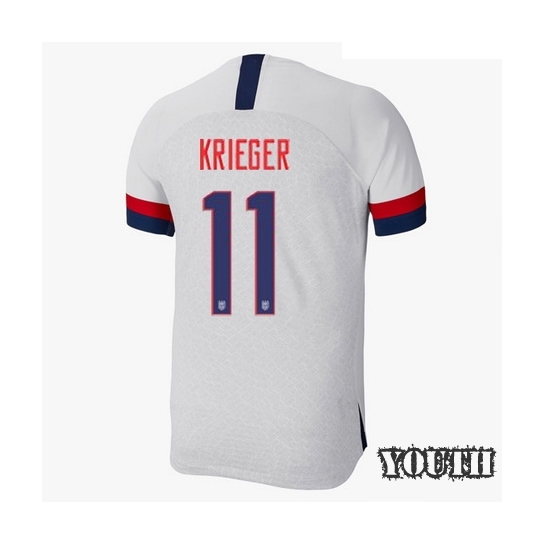 USA Home Ali Krieger 2019/2020 Youth Stadium Soccer Jersey