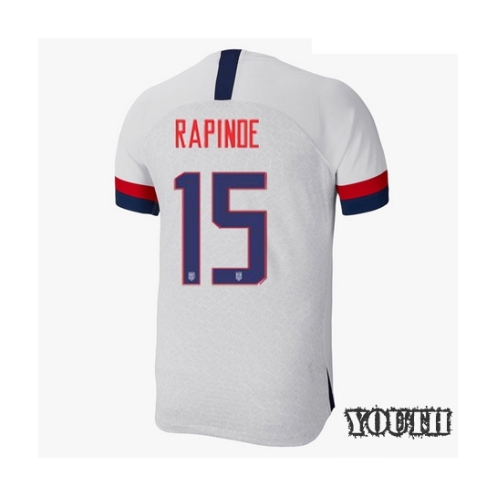 USA Home Megan Rapinoe 2019 Youth Stadium Soccer Jersey