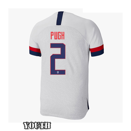 USA Home Mallory Pugh 2019/2020 Youth Stadium Soccer Jersey