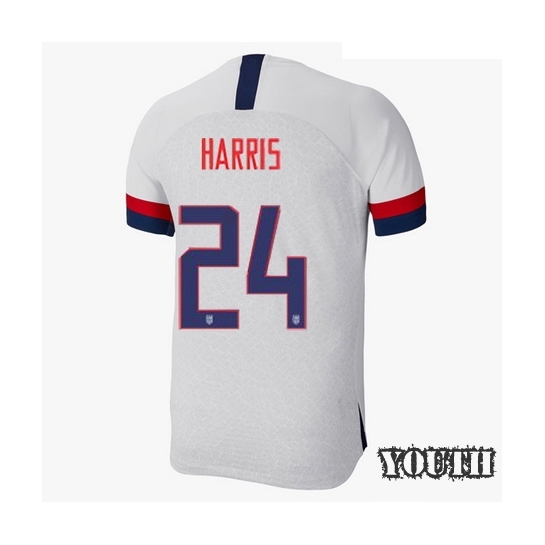 USA Home Ashlyn Harris 2019 Youth Stadium Soccer Jersey