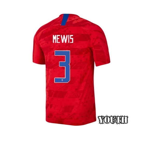 USA Away Samantha Mewis 2019/20 Youth Stadium Soccer Jersey