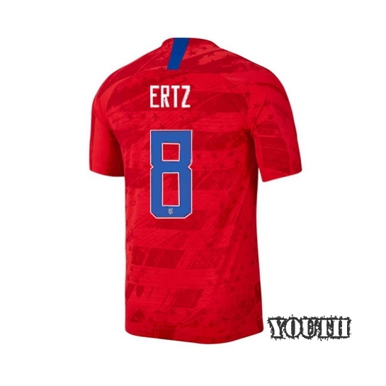 USA Away Julie Ertz 19/20 Youth Stadium Soccer Jersey