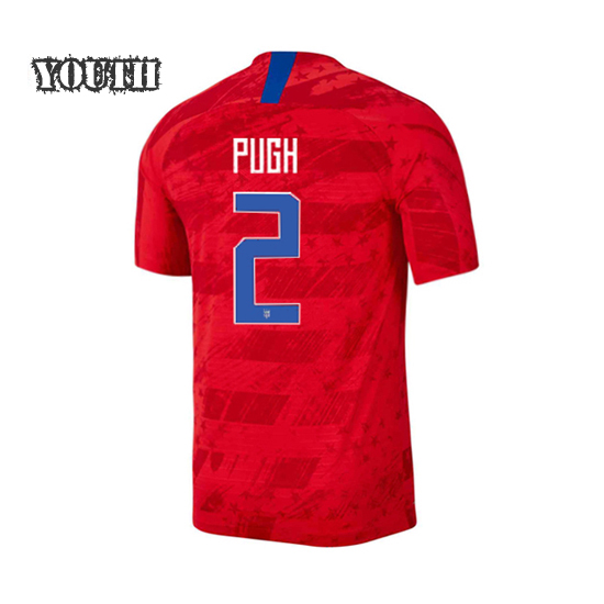 USA Away Mallory Pugh 19/20 Youth Stadium Soccer Jersey