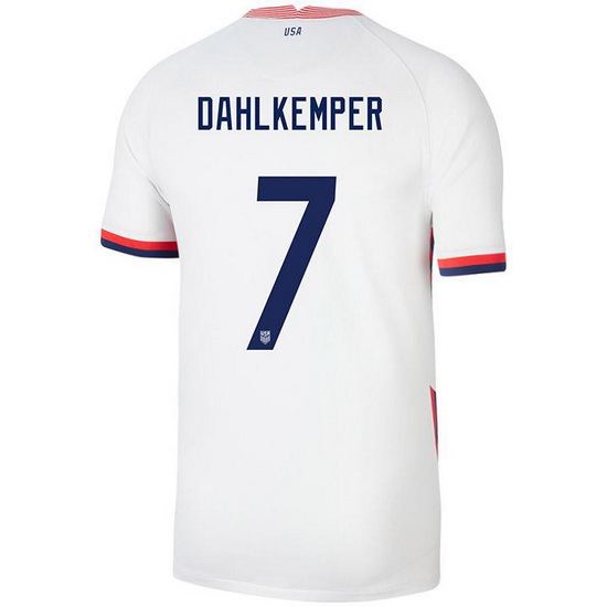 USA White Abby Dahlkemper 2020 Men's Stadium Soccer Jersey