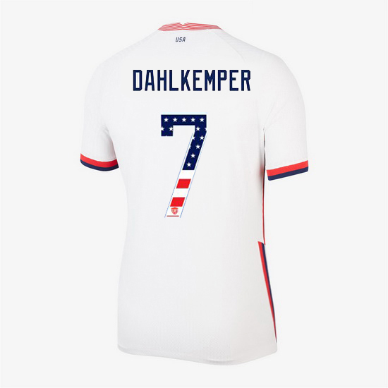 White Abby Dahlkemper 2020 Women's Stadium Jersey Independence Day