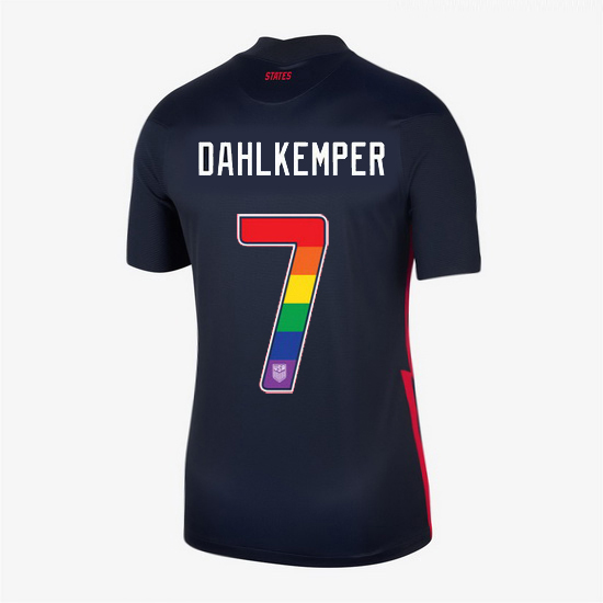 Away Abby Dahlkemper 20/21 Women's Stadium Rainbow Number Jersey