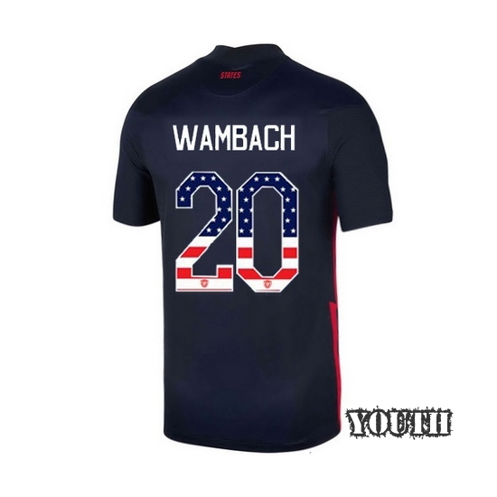 Away Abby Wambach 2020/21 Youth Stadium Jersey Independence Day