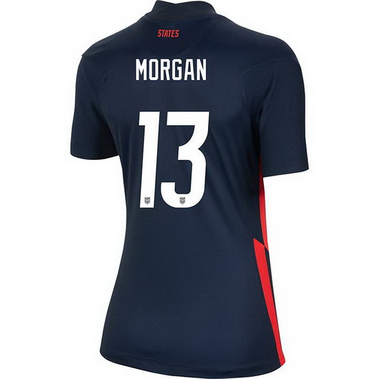 USA Away Alex Morgan 2020/21 Women's Stadium Soccer Jersey