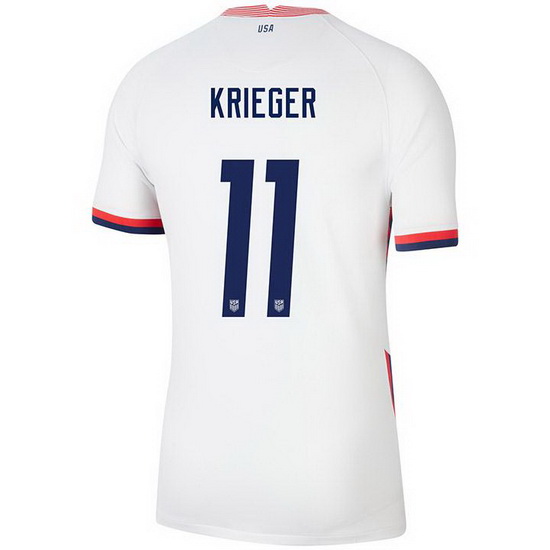 USA White Ali Krieger 2020 Men's Stadium Soccer Jersey