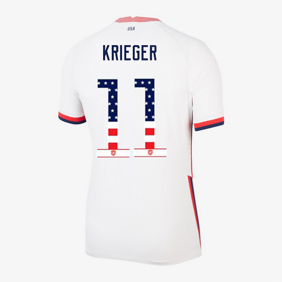 White Ali Krieger 2020 Women's Stadium Jersey Independence Day