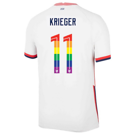 USA Home Ali Krieger 2020/21 Men's Stadium PRIDE Jersey