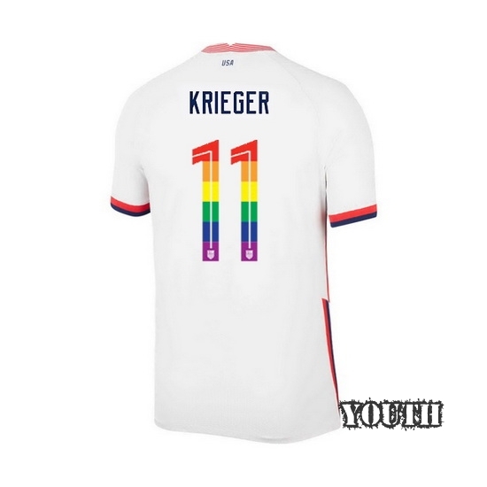 USA Home Ali Krieger 20/21 Youth Stadium PRIDE Jersey