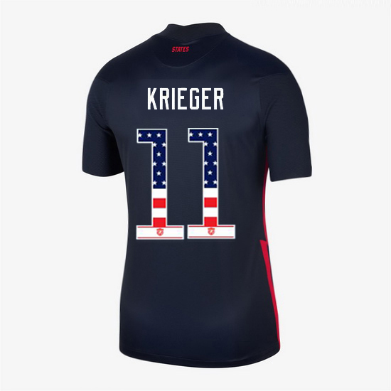 Navy Ali Krieger 2020 Women's Stadium Jersey Independence Day
