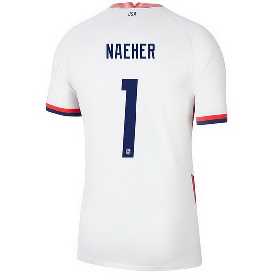 USA White Alyssa Naeher 2020 Men's Stadium Soccer Jersey