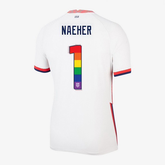 Home Alyssa Naeher 20/21 Women's Stadium Rainbow Number Jersey