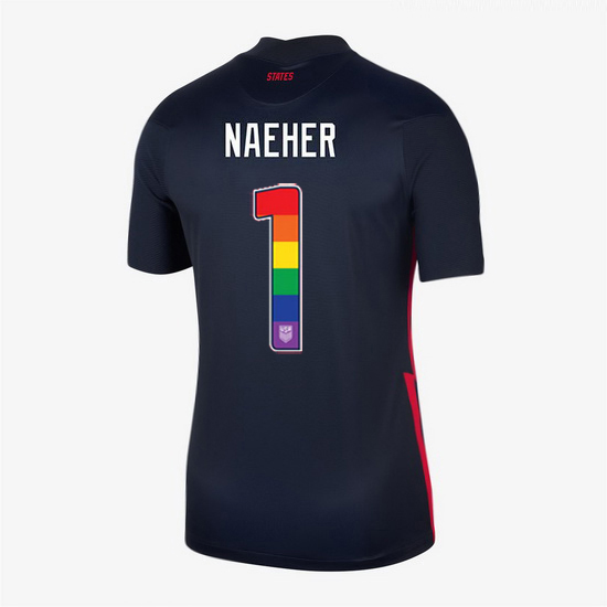 Away Alyssa Naeher 20/21 Women's Stadium Rainbow Number Jersey