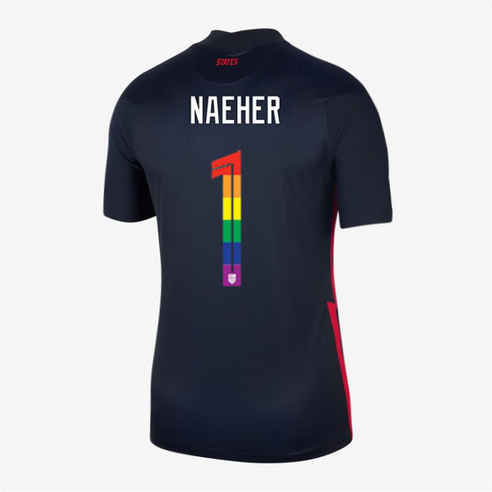 USA Navy Alyssa Naeher 2020/2021 Women's Stadium PRIDE Jersey