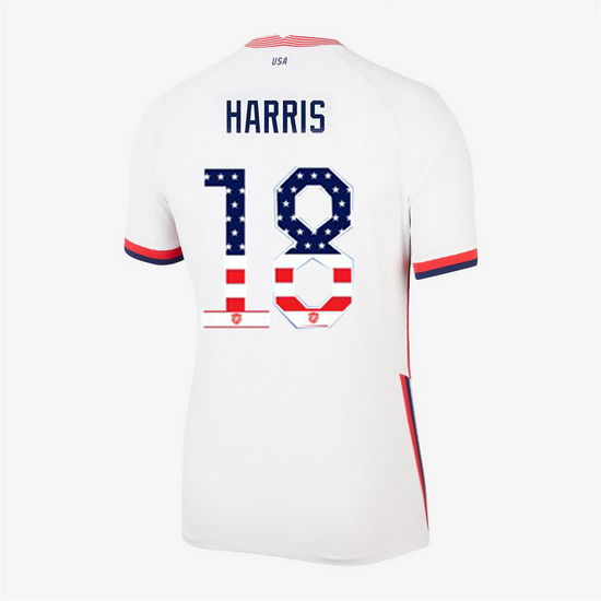 White Ashlyn Harris 2020 Women's Stadium Jersey Independence Day