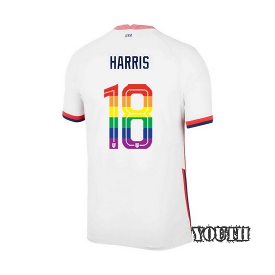 USA Home Ashlyn Harris 20/21 Youth Stadium PRIDE Jersey