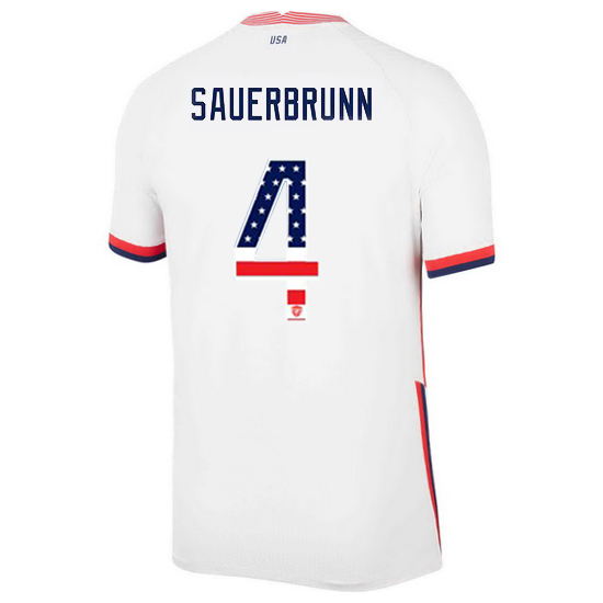 Home Becky Sauerbrunn 20/21 Men's Stadium Jersey Independence Day
