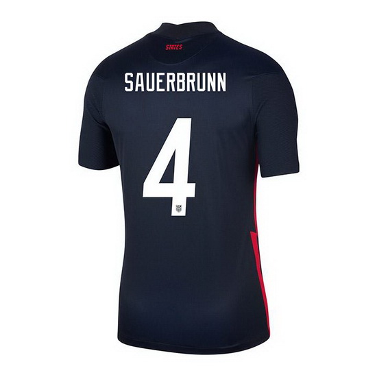 USA Navy Becky Sauerbrunn 2020/2021 Youth Stadium Soccer Jersey