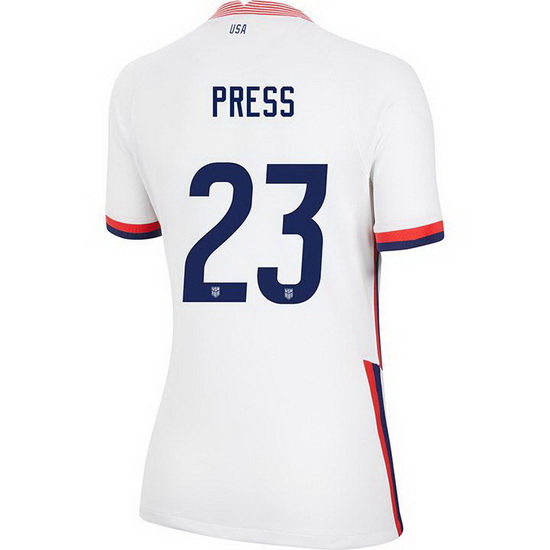 USA Home Christen Press 2020/21 Women's Stadium Soccer Jersey