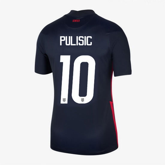 USA Away Christian Pulisic 2020/21 Women's Stadium Soccer Jersey