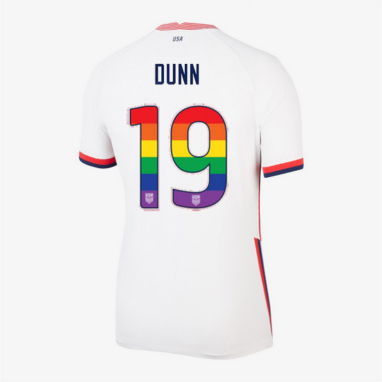 Home Crystal Dunn 20/21 Women's Stadium Rainbow Number Jersey