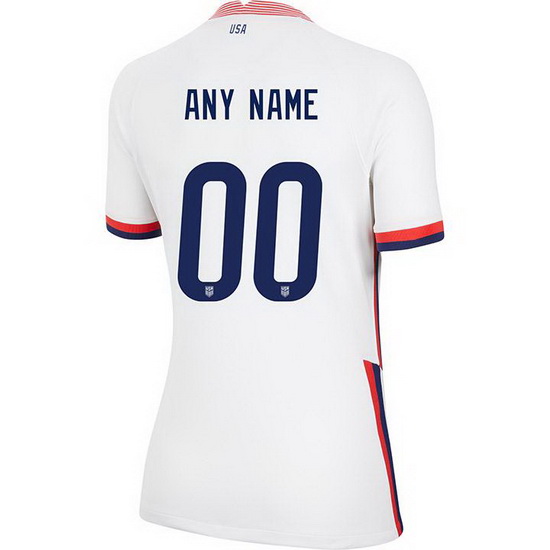 USA Home Customized 2020/21 Women's Stadium Soccer Jersey
