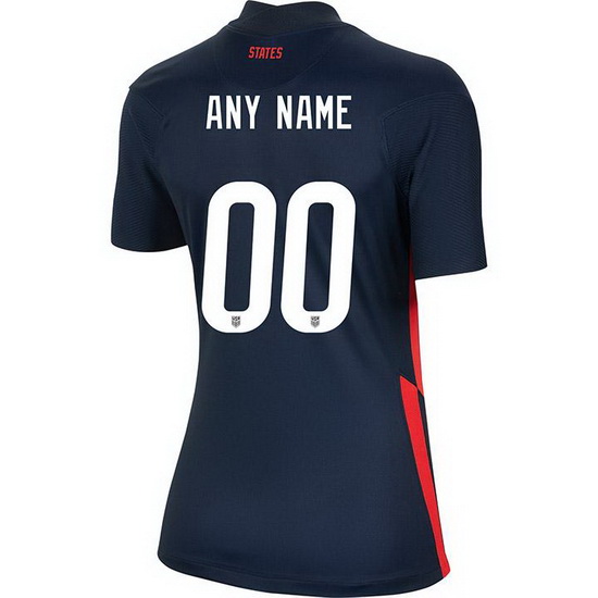 USA Away Customized 2020/21 Women's Stadium Soccer Jersey