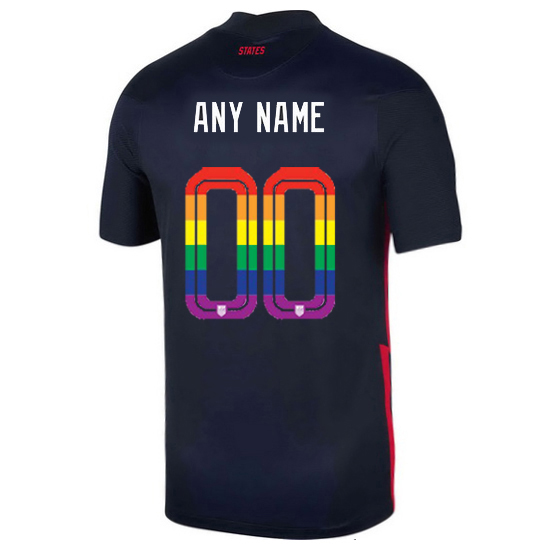 USA Away Customized 2020/21 Men's Stadium PRIDE Jersey
