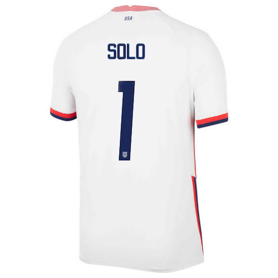 USA White Hope Solo 2020 Men's Stadium Soccer Jersey