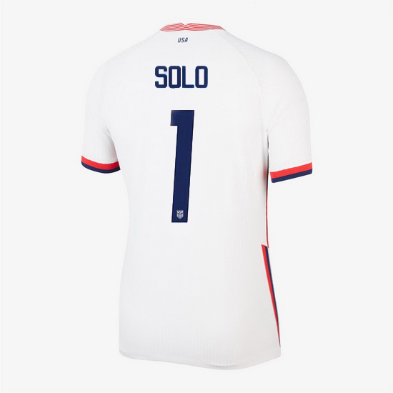 USA Home Hope Solo 2020/21 Women's Stadium Soccer Jersey