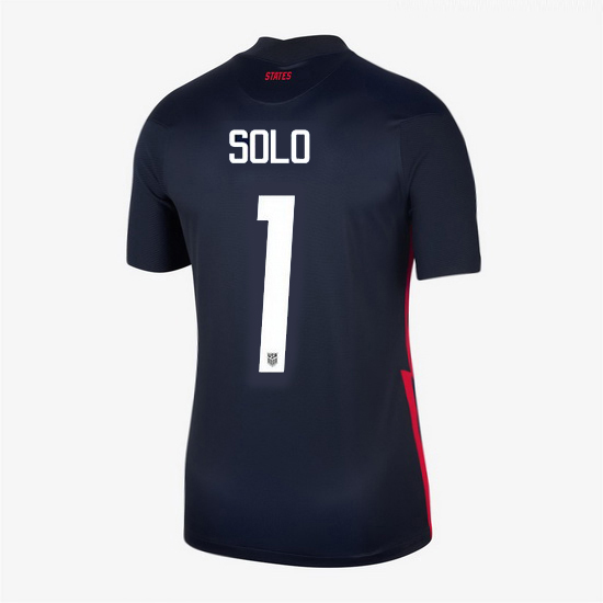 USA Away Hope Solo 2020/21 Women's Stadium Soccer Jersey