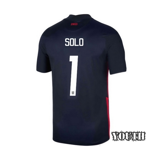 USA Navy Hope Solo 2020/2021 Youth Stadium Soccer Jersey