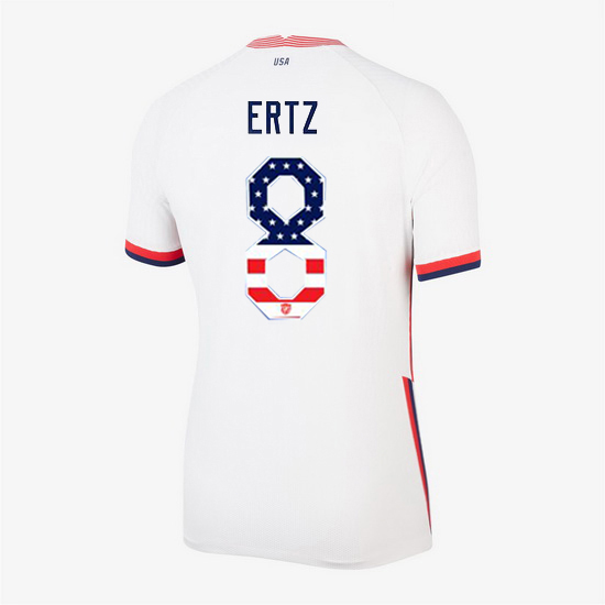 White Julie Ertz 2020 Women's Stadium Jersey Independence Day