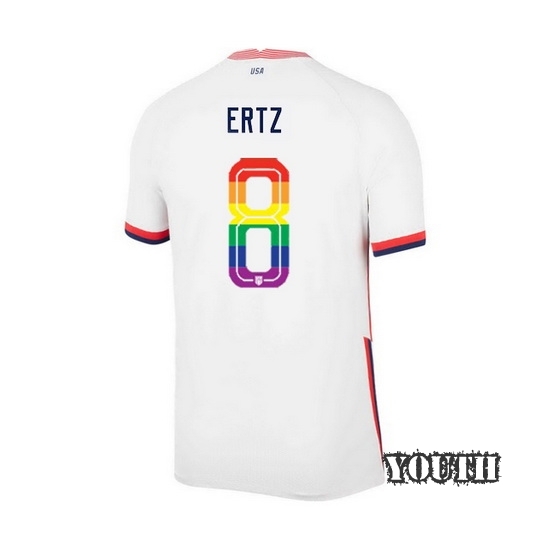 USA Home Julie Ertz 20/21 Youth Stadium PRIDE Jersey