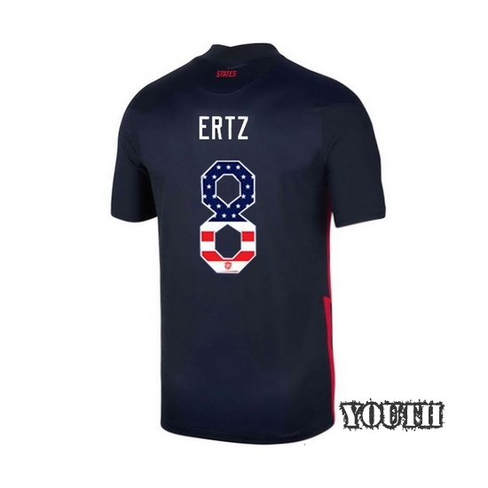 Away Julie Ertz 2020/21 Youth Stadium Jersey Independence Day