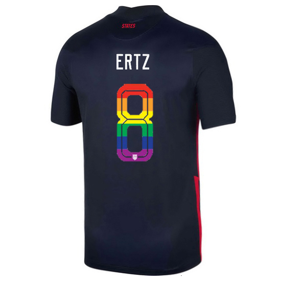 USA Away Julie Ertz 2020/21 Men's Stadium PRIDE Jersey