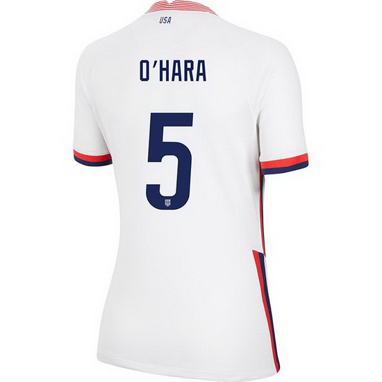 USA Home Kelley O'Hara 2020/21 Women's Stadium Soccer Jersey